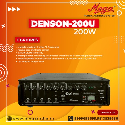 Denson 200U High power mixer Amplifier